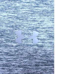 UNDER ARMOUR HEATGEAR POLO SHIRT POLYESTER HEATHERD NAVY/GRAY 2X-LARGE, XXL